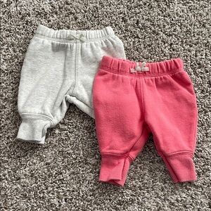 Carter’s newborn Baby jogger sweatpants set